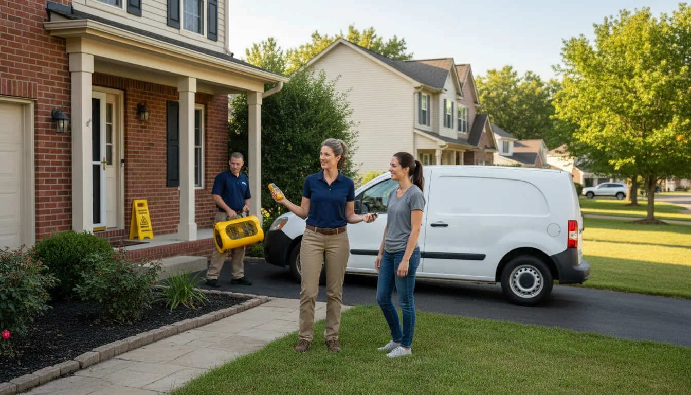 Water restoration image for Water Damage & Restoration Services in Canton, MN